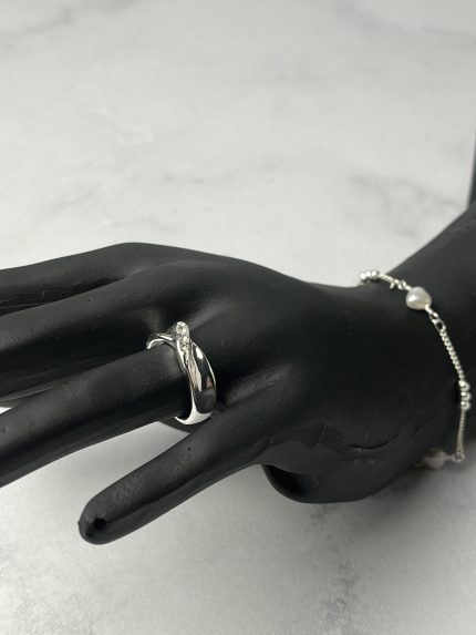 انگشتر استیل نقره ای33