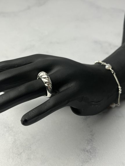 انگشتر استیل نقره ای22
